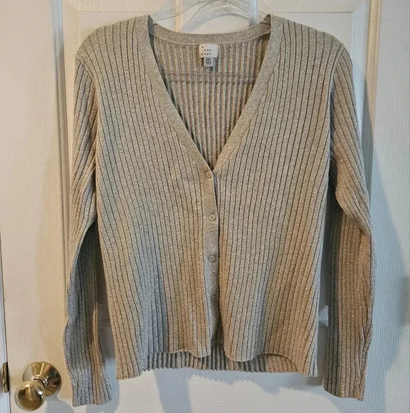 A new day ribbed knit sweater cardigan - Picture 1 of 6